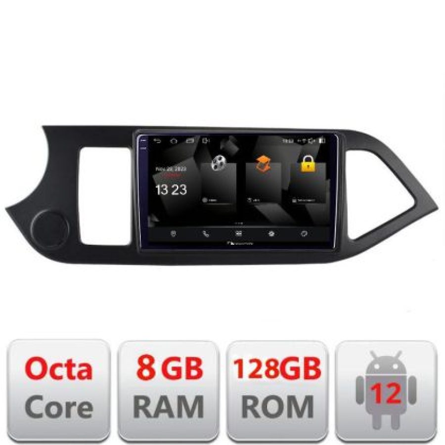 Navigatie Kia Picanto 2011-2015 5960Pro-217 Android Octa Core Qualcomm 2K Qled 8+128 DTS DSP 360 4G Optical - imagine 3