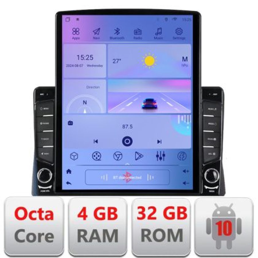 Navigatie Jeep Grand Cherokee 2004-2007 Android radio gps internet Octa Core 4+64 LTE Kit-cherokee-2007+EDT-E710 - imagine 5