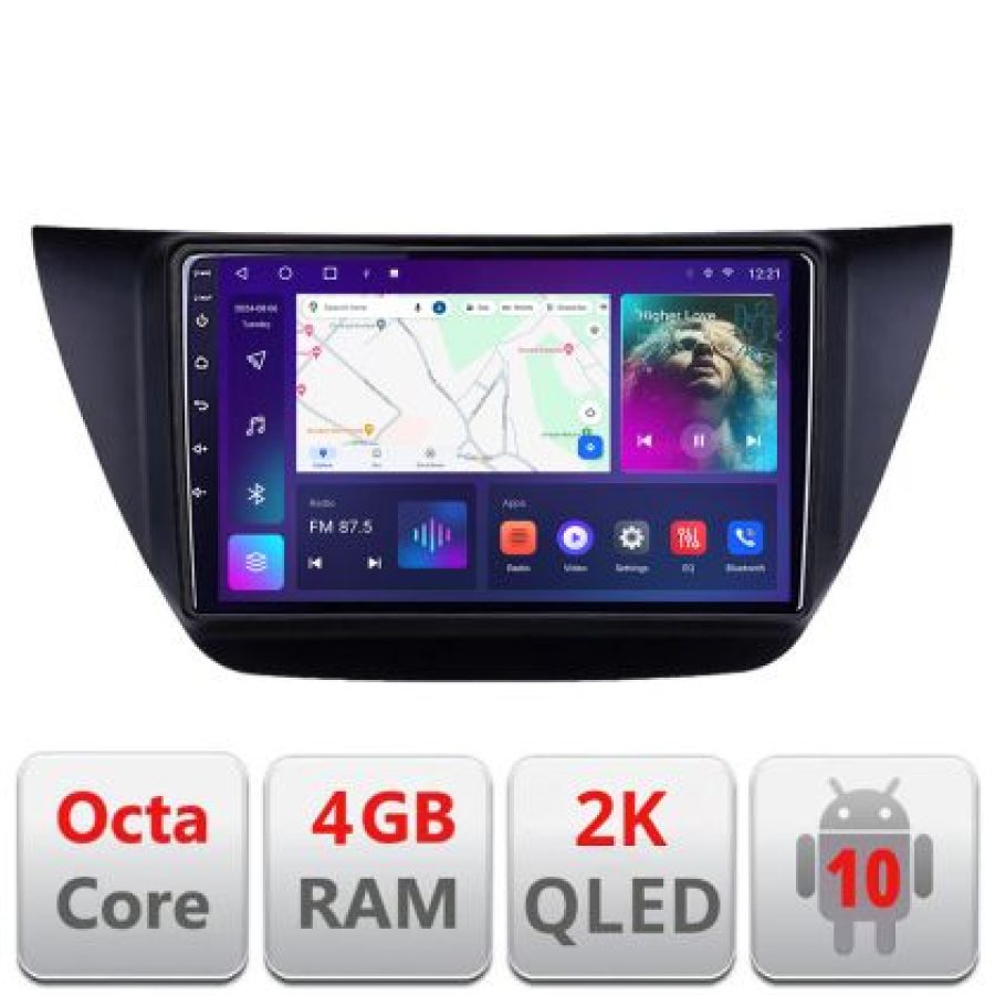 Navigatie Mitubishi Lancer 2001-2007 C-lancer07 Android Octa Core Ecran 2K QLED GPS 4G 4+32GB 360 KIT-lancer07+EDT-E409-2K - imagine 4