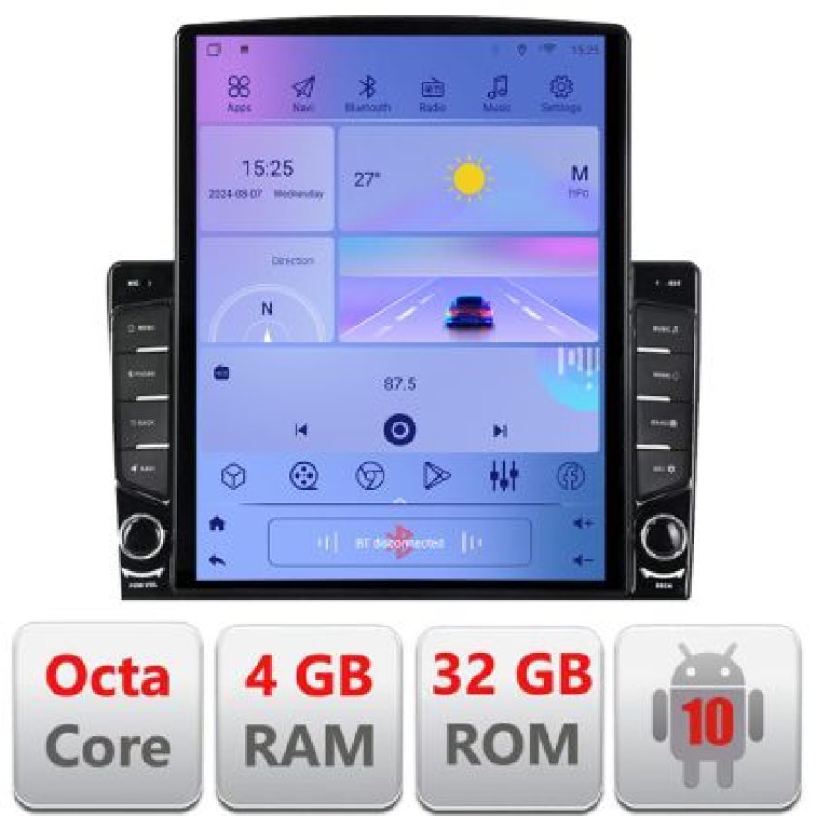 Navigatie Kia Ceed 2010-2012 Android radio gps internet Lenovo Octa Core 4+64 LTE KIT-Ceed10+EDT-E709 - imagine 5