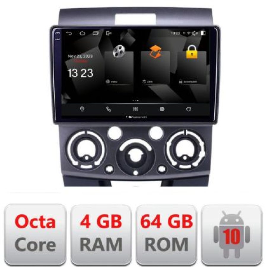 Navigatie Ford Ranger Mazda BT50 2007-2012 5510-RANGER Android Octa Core 720p 4+64 DSP 360 camera carplay android auto - imagine 3