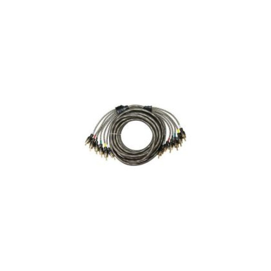 Cablu RCA OFC de 5000 mm  cu 6 mufe conectare RCA Audio System German Soud - imagine 3