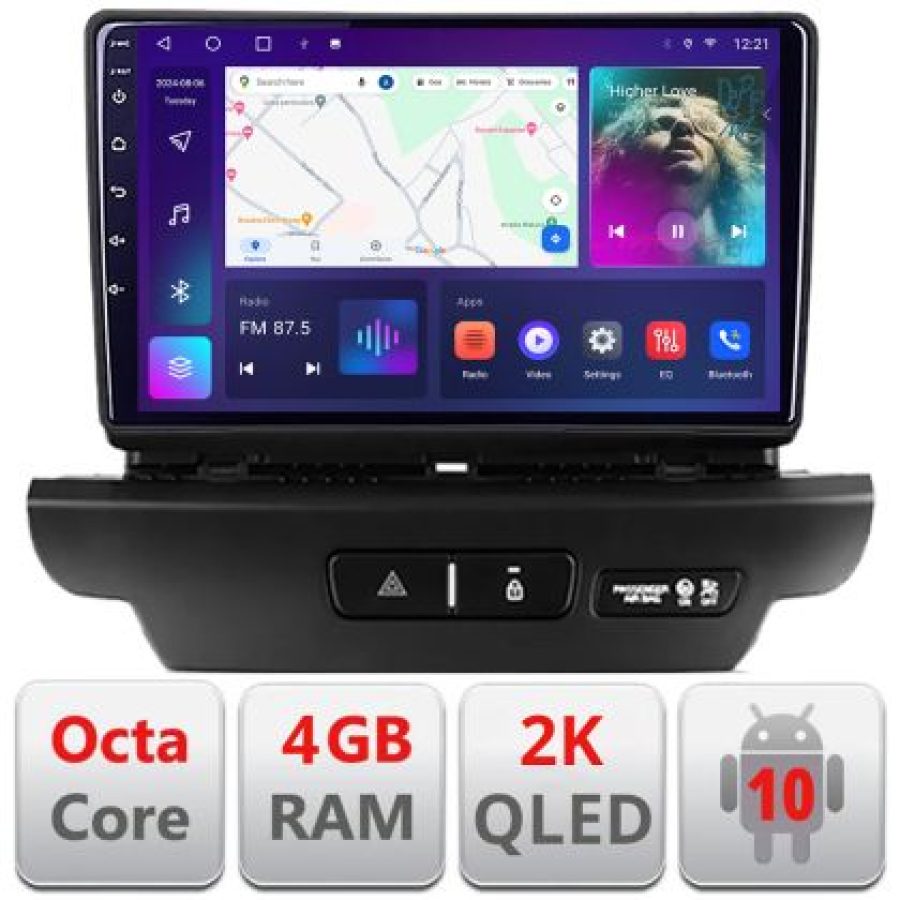 Navigatie Kia Ceed 2018-2020 Android ecran Qled 2K Octa core 4+32 KIT-ceed18+EDT-E409-2K - imagine 4