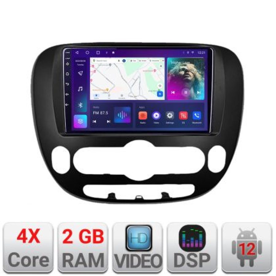 Navigatie Kia Soul 2014-2019 Android radio gps internet 2+32 Kit-soul-2014+EDT-E209V2 - imagine 4