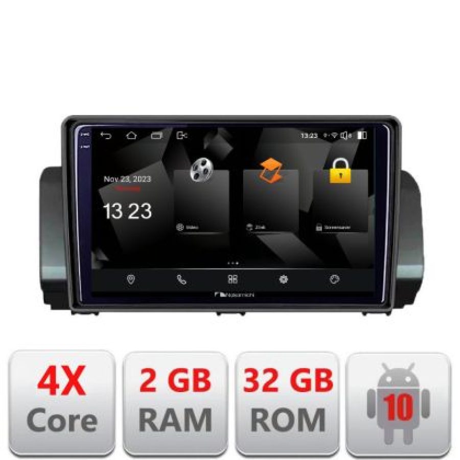 Navigatie Dacia Logan Sandero Jogger LOGAN-2022 Android Ecran 720P Quad Core 2+32 carplay android auto - imagine 3