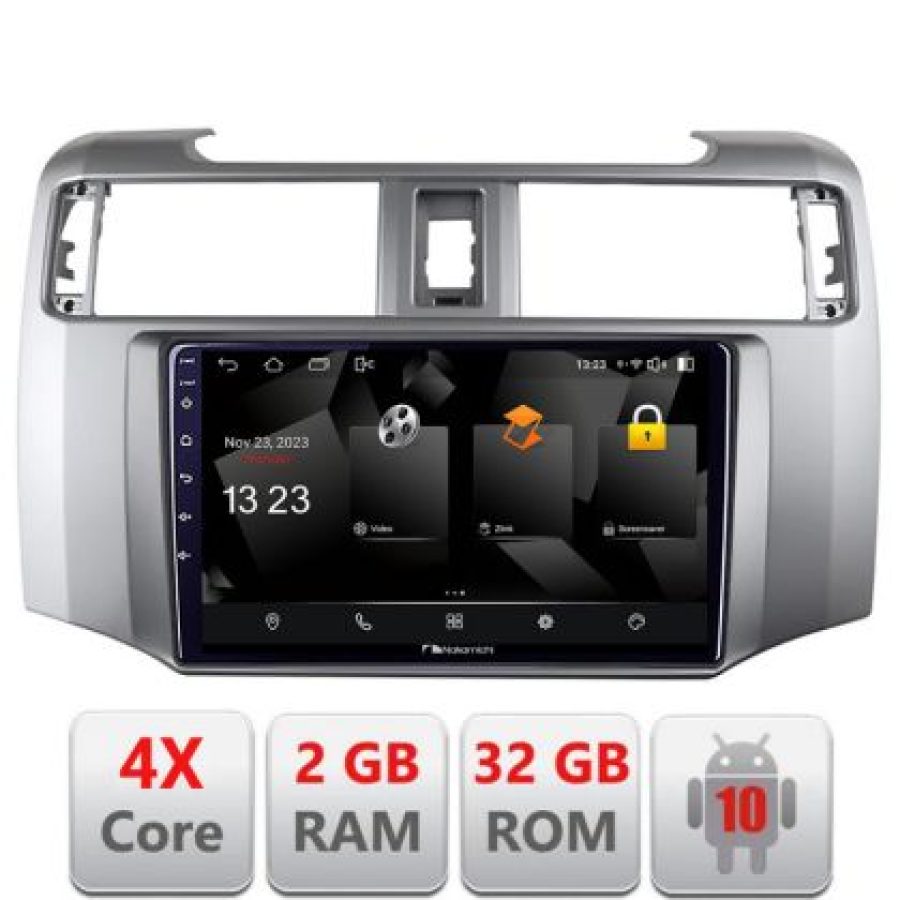 Navigatie Toyota 4runner 2009-2019 Android Ecran 720P Quad Core 2+32 carplay android auto - imagine 3
