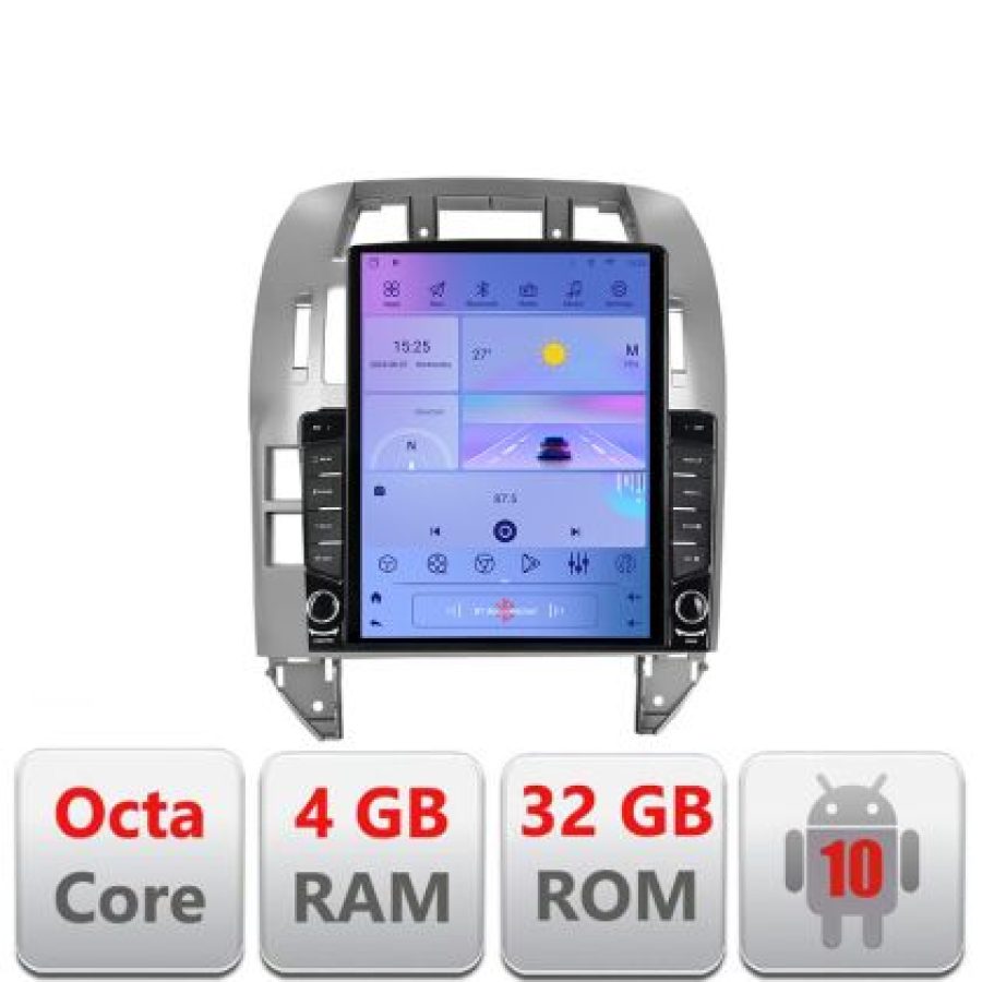 Navigatie VW Polo 2004-2011 Android radio gps internet Octa Core 4+64 LTE Kit-polo+EDT-E709 - imagine 5