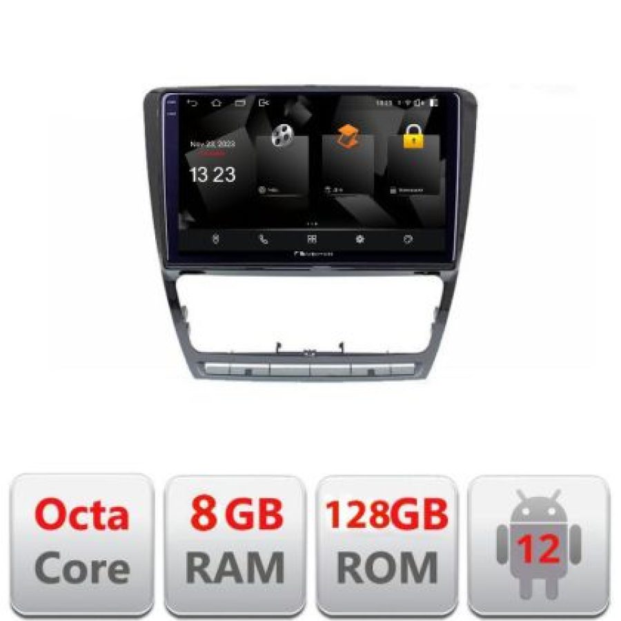 Navigatie Skoda Octavia 2 2005-2013 5960Pro-005 Android Octa Core Qualcomm 2K Qled 8+128 DTS DSP 360 4G Optical - imagine 3