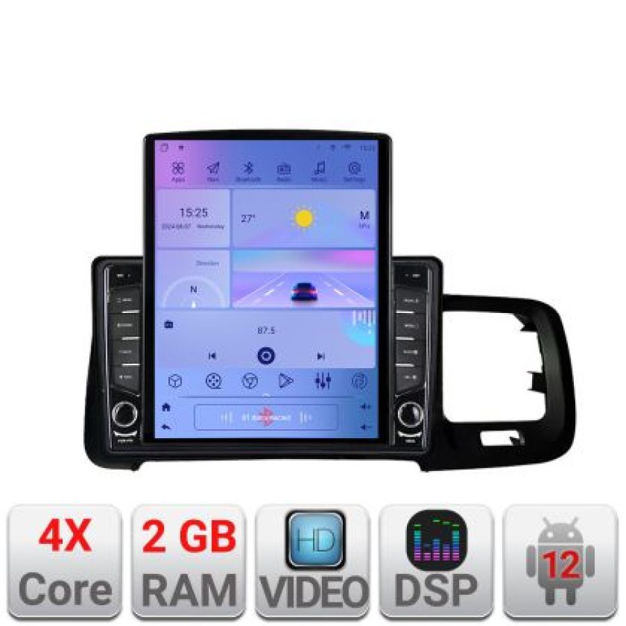 Navigatie Volvo S60 2014-2018 cu sistem Sensus Connect K-s60-14 ecran tip TESLA 9.7" cu Android Radio Bluetooth Intern - imagine 5