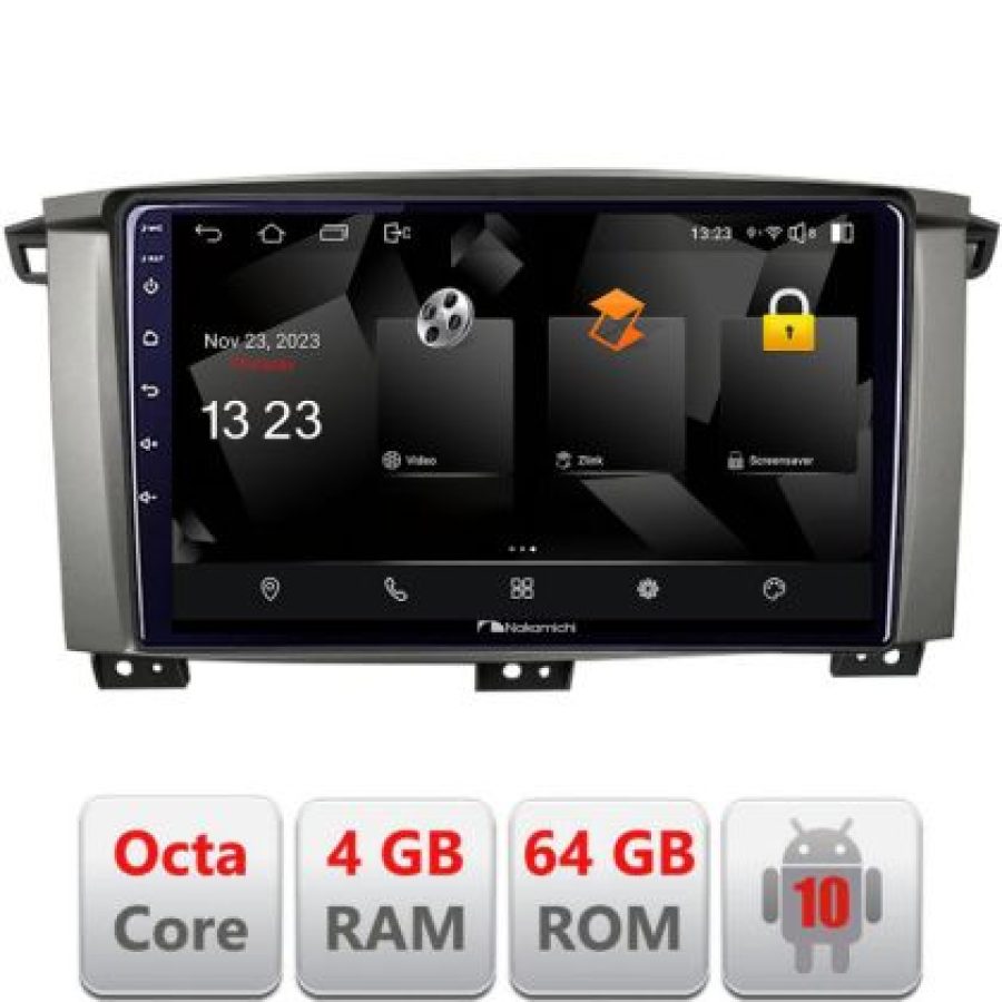 Navigatie Toyota Land Cruiser L100 2002-2006 Android Octa Core 720p 4+64 DSP 360 camera carplay android auto - imagine 3