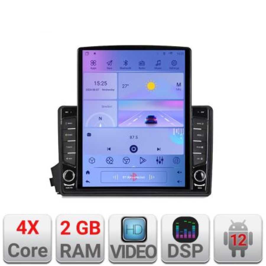 Navigatie Ssangyong Kyron Actyon K-158 ecran tip TESLA 9.7" cu Android Radio Bluetooth Internet GPS WIFI 2+32 DSP Quad - imagine 5
