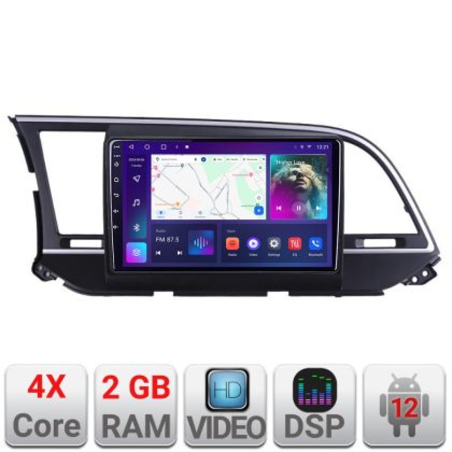 Navigatie HHyundai Elantra 2015-2018 A-581  2+32 GB Android Waze USB Navigatie Internet Youtube Radio - imagine 4