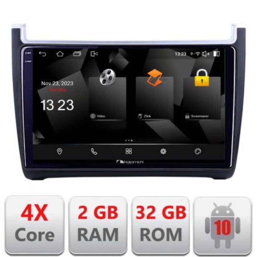 Navigatie VW Polo 2014- 5230-655 Android Ecran 720P Quad Core 2+32 carplay android auto - imagine 3