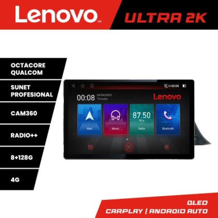 Navigatie Toyota CH-R low N-CH-R-A ecran 13" 2K 8+128 Android Waze USB Navigatie 4G 360 Toslink Youtube Radio K - imagine 4