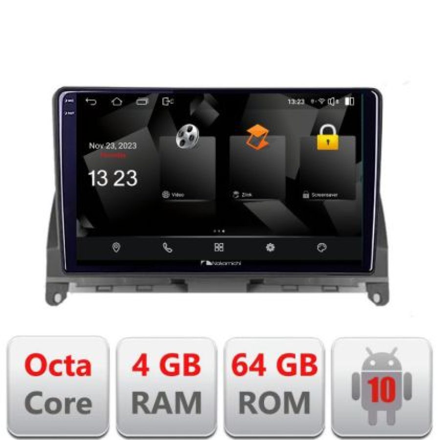 Navigatie Mercedes W204 2008-2012 5510-W204 Android Octa Core 720p 4+64 DSP 360 camera carplay android auto - imagine 3