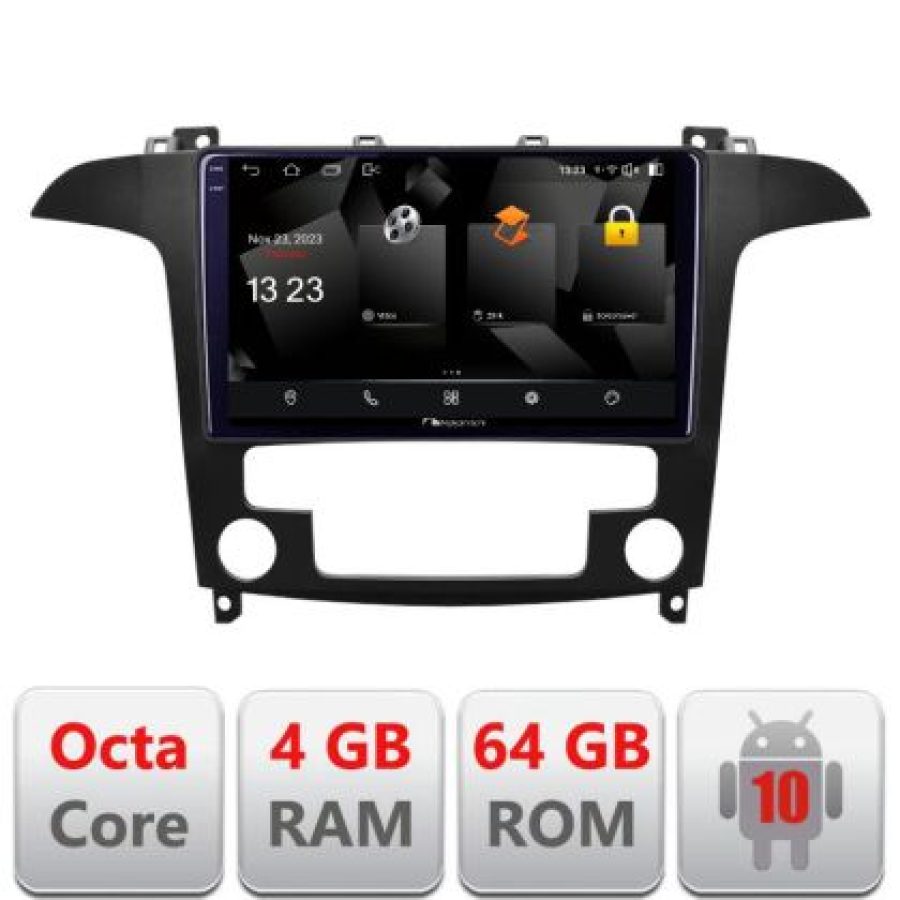 Navigatie Ford S-Max 2008-2012 5510-003 Android Octa Core 720p 4+64 DSP 360 camera carplay android auto - imagine 3