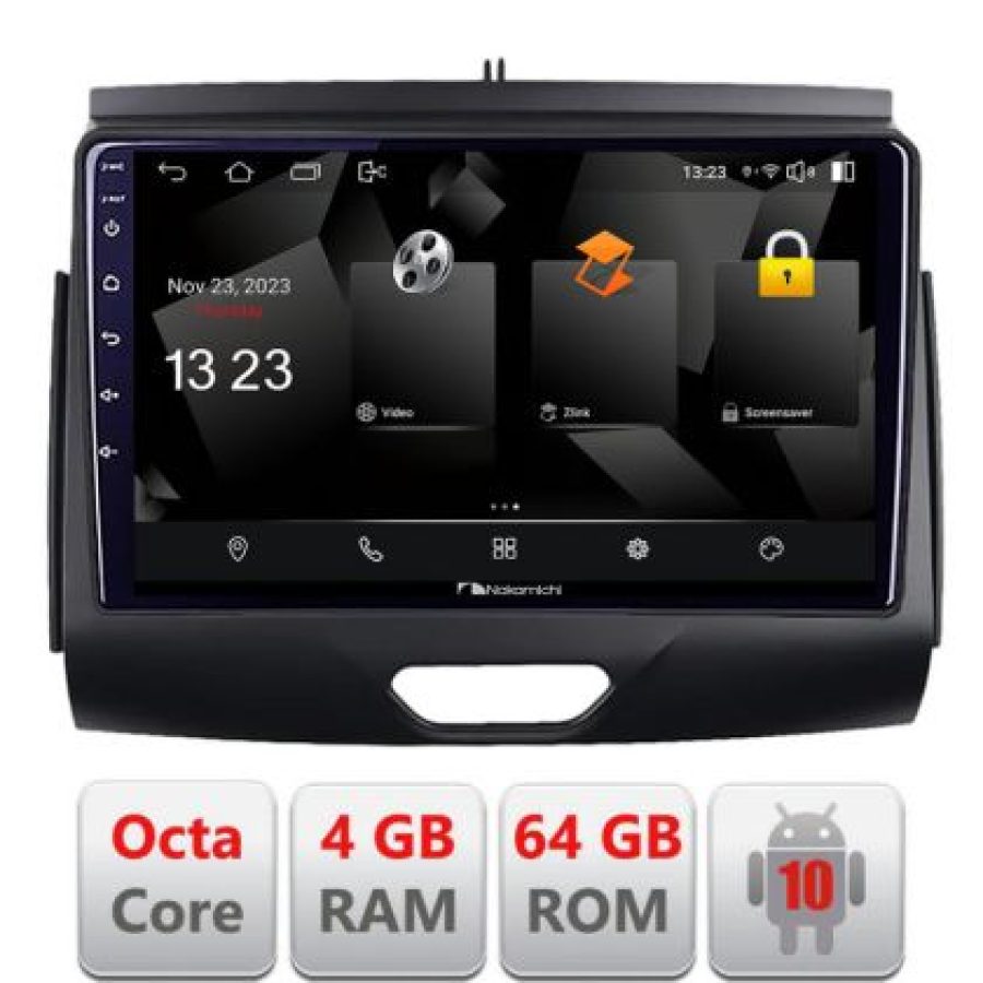Navigatie Ford Ranger 2015- cu cd Android Octa Core 720p 4+64 DSP 360 camera carplay android auto - imagine 3