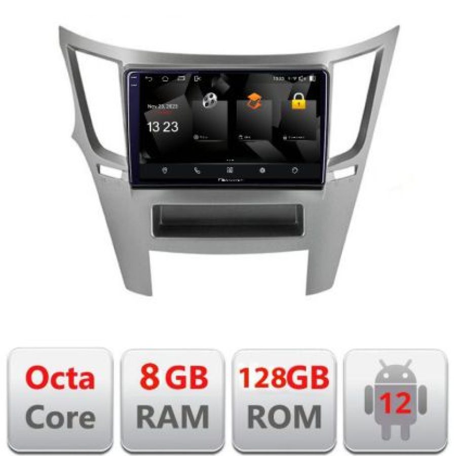 Navigatie Subru Legacy 2010-2015 5960Pro-458 Android Octa Core Qualcomm 2K Qled 8+128 DTS DSP 360 4G Optical - imagine 3