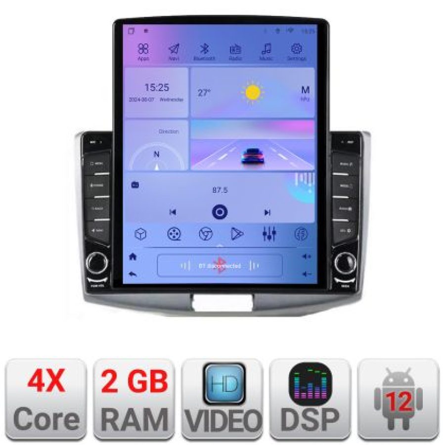 Navigatie VW Passat 2010-2015 K-267 ecran tip TESLA 9.7" cu Android Radio Bluetooth Internet GPS WIFI 2+32 DSP Quad Cor - imagine 5