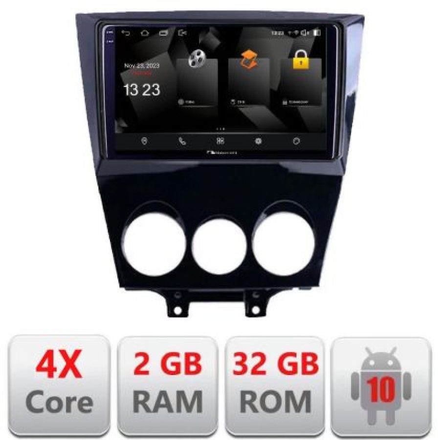 Navigatie Mazda RX8 2003-2008  Android Ecran 720P Quad Core 2+32 carplay android auto - imagine 3
