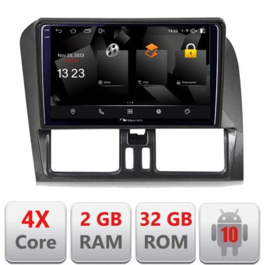 Navigatie dedicata Nakamichi Volvo XC60 5230-272  Android Ecran 720P Quad Core 2+32 carplay android auto - imagine 3