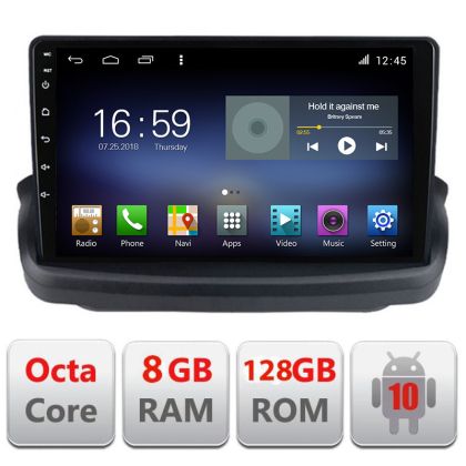Navigatie HHyundai Genesis 8+128 GB Octa Core LTE Android radio gps internet Kit-GENESYS+EDT-E609 - imagine 3