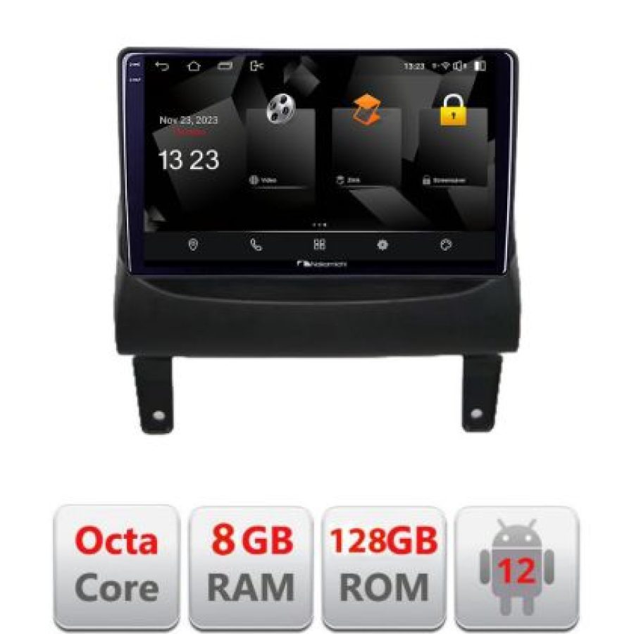 Navigatie Opel Meriva 2010-2017 Android radio gps internet octa core 8+128 carplay android auto - imagine 3