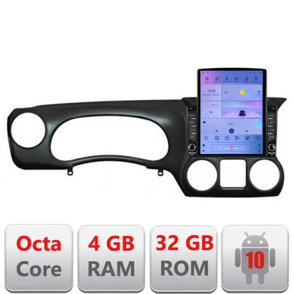 Navigatie Jeep Wrangler 2014-2016 Android radio gps internet Octa Core 4+64 LTE Kit-wr-15+EDT-E710 - imagine 5