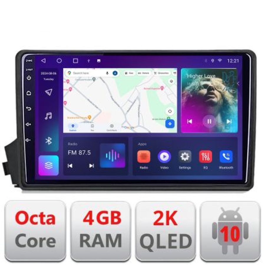 Navigatie Ssangyong Kyron Actyon C-158 Android Octa Core Ecran 2K QLED GPS 4G 4+32GB 360 KIT-158+EDT-E409-2K - imagine 4