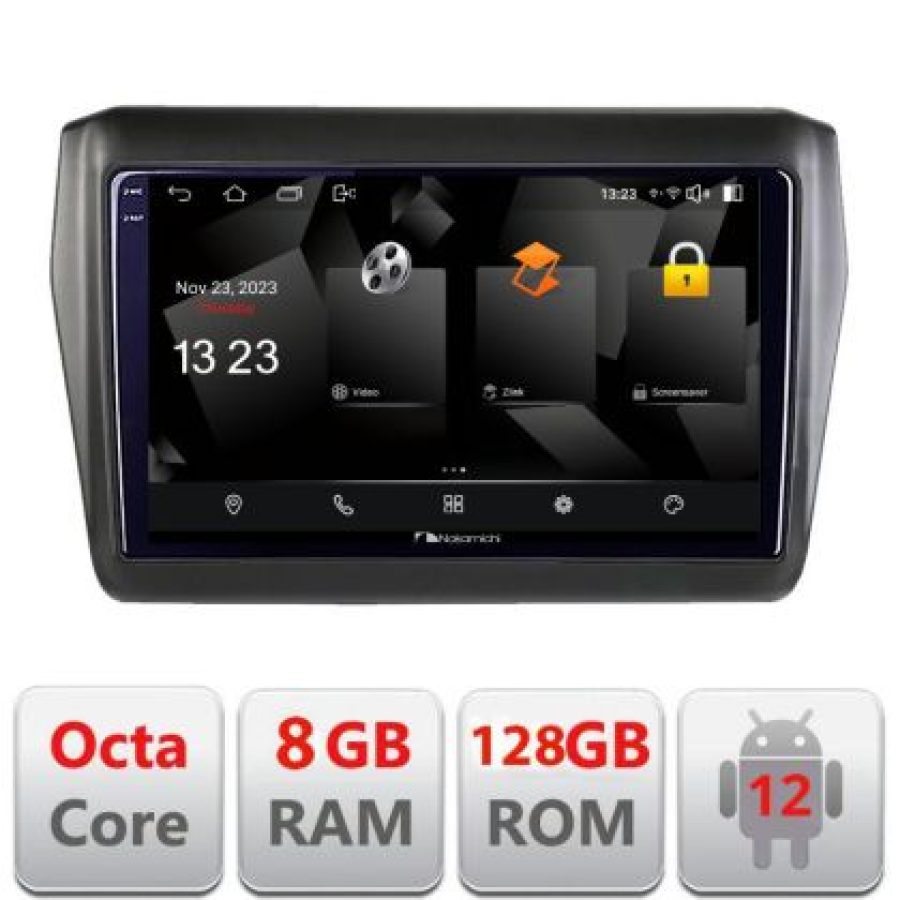 Navigatie Suzuki Swift 2017- 5960Pro-2179 Android Octa Core Qualcomm 2K Qled 8+128 DTS DSP 360 4G Optical - imagine 3