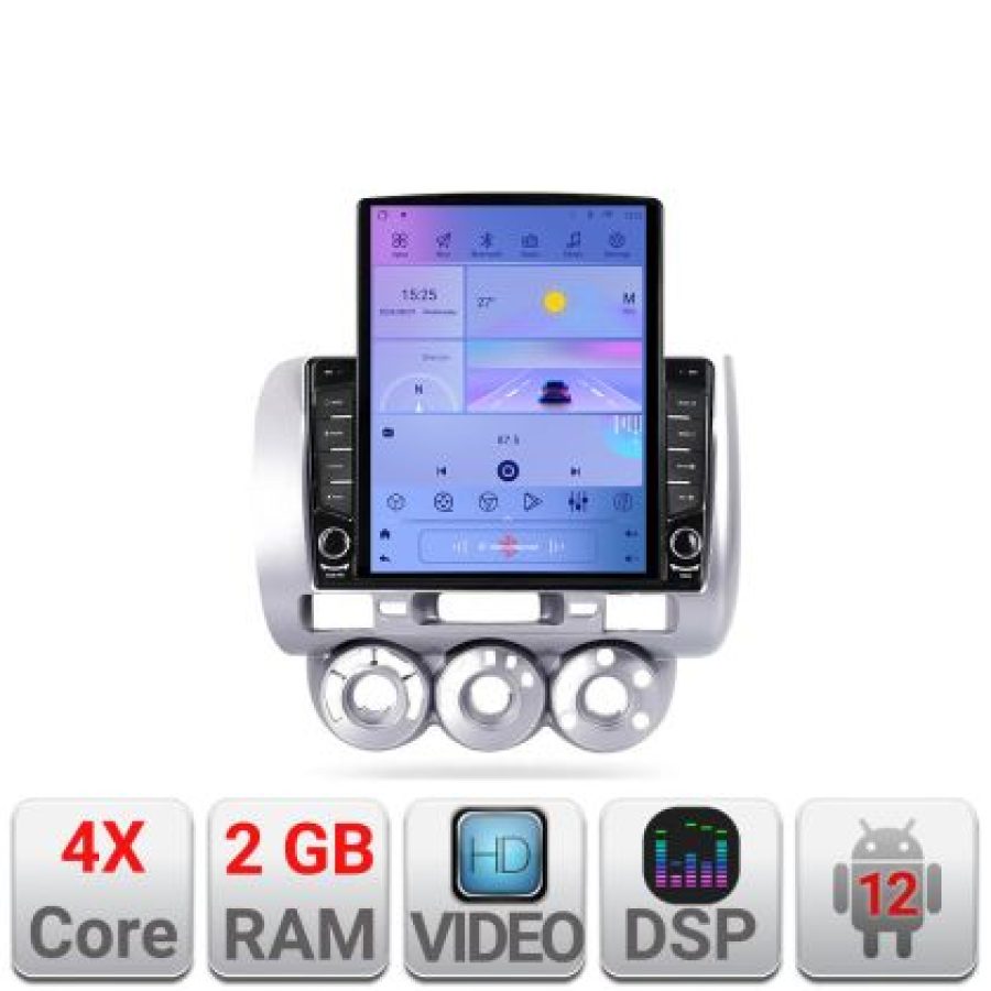 Navigatie Honda Fit Jazz 2004-2008 Android radio gps internet quad core 2+32 ecran vertical 9.7" Kit-jazz+EDT-E708 - imagine 5
