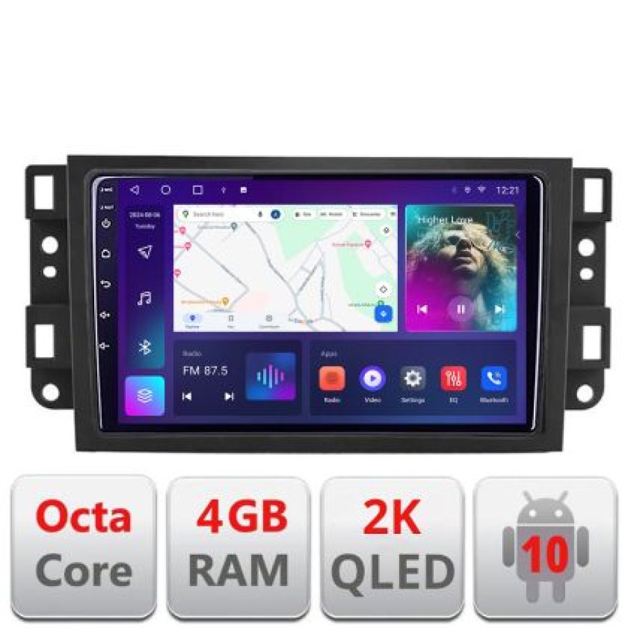 Navigatie Chevrolet Captiva C-020 Android Octa Core Ecran 2K QLED GPS 4G 4+32GB 360 KIT-020+EDT-E409-2K - imagine 4