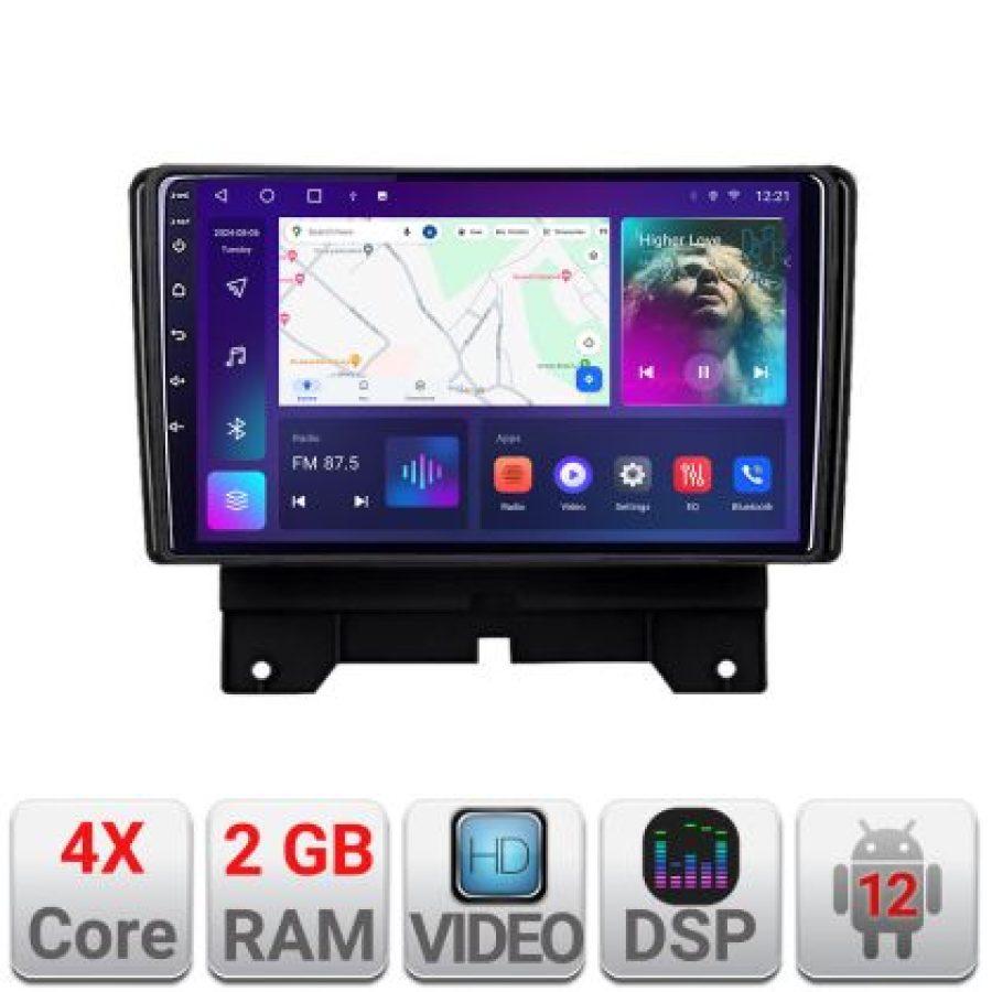Navigatie Range Rover Sport 2005-2010 Android radio gps internet  2+32 Kit-sport08+EDT-E209 - imagine 4