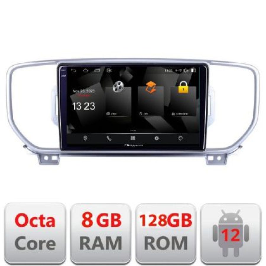 Navigatie Kia Sportage 2016-2018 5960Pro-567 Android Octa Core Qualcomm 2K Qled 8+128 DTS DSP 360 4G Optical - imagine 3
