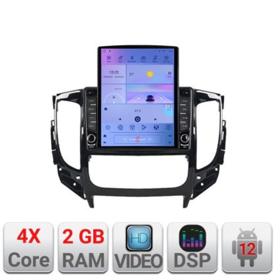 Navigatie Mitsubishi L200 2014-2020 K-1094 ecran tip TESLA 9.7" cu Android Radio Bluetooth Internet GPS WIFI 2+32 DSP - imagine 5