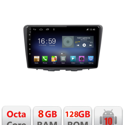 Navigatie Suzuki Baleno F-baleno Octa Core cu Android Radio Bluetooth Internet GPS WIFI DSP 8+128GB 4G - imagine 3