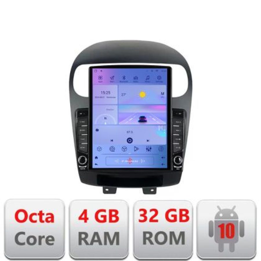 Navigatie Fiat Freemont Dodge Journey 2012-2019 Android radio gps internet Octa Core 4+64 LTE Kit-freemont+EDT- - imagine 5