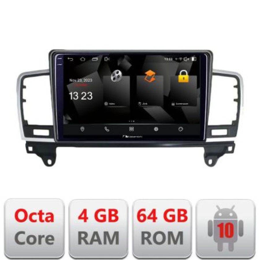Navigatie Mercedes ML W166 NTG4.5 5510-W166 Android Octa Core 720p 4+64 DSP 360 camera carplay android auto - imagine 3