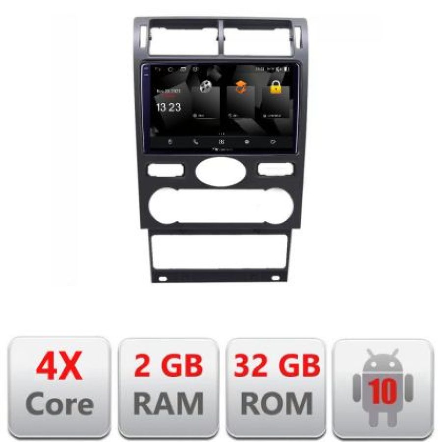 Navigatie Ford Mondeo intre anii 2004-2007 Android Ecran 720P Quad Core 2+32 carplay android auto - imagine 3