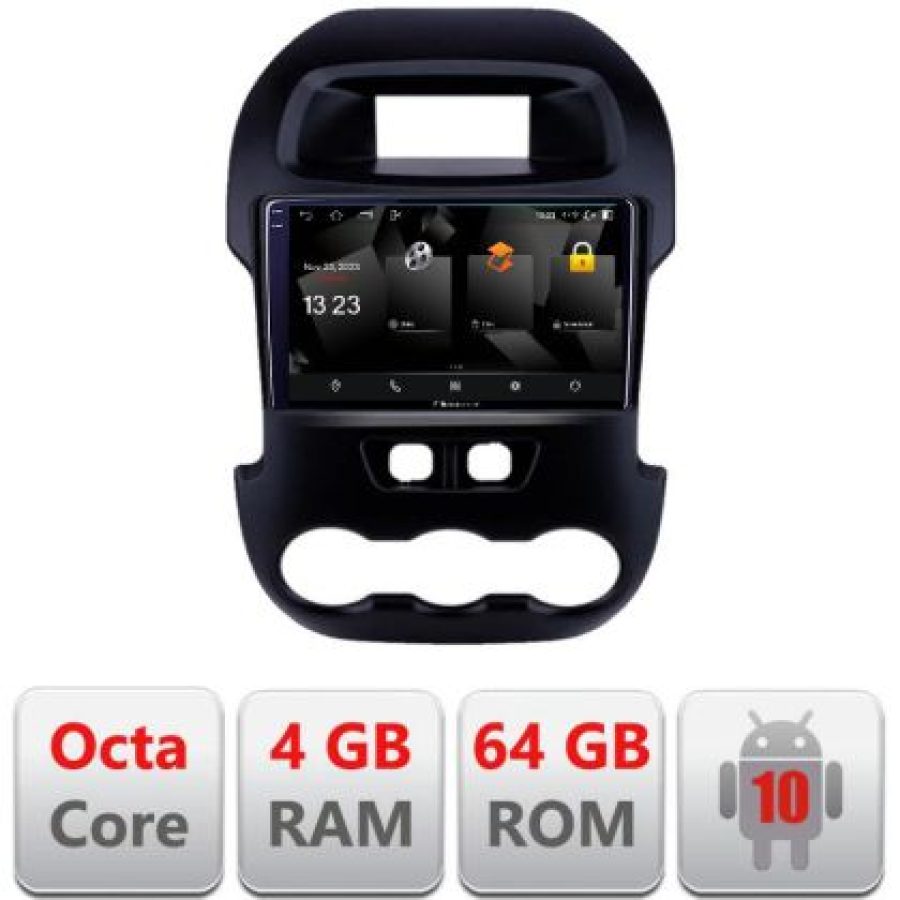 Navigatie Ford Ranger 2011-2015 Android Octa Core 720p 4+64 DSP 360 camera carplay android auto - imagine 3