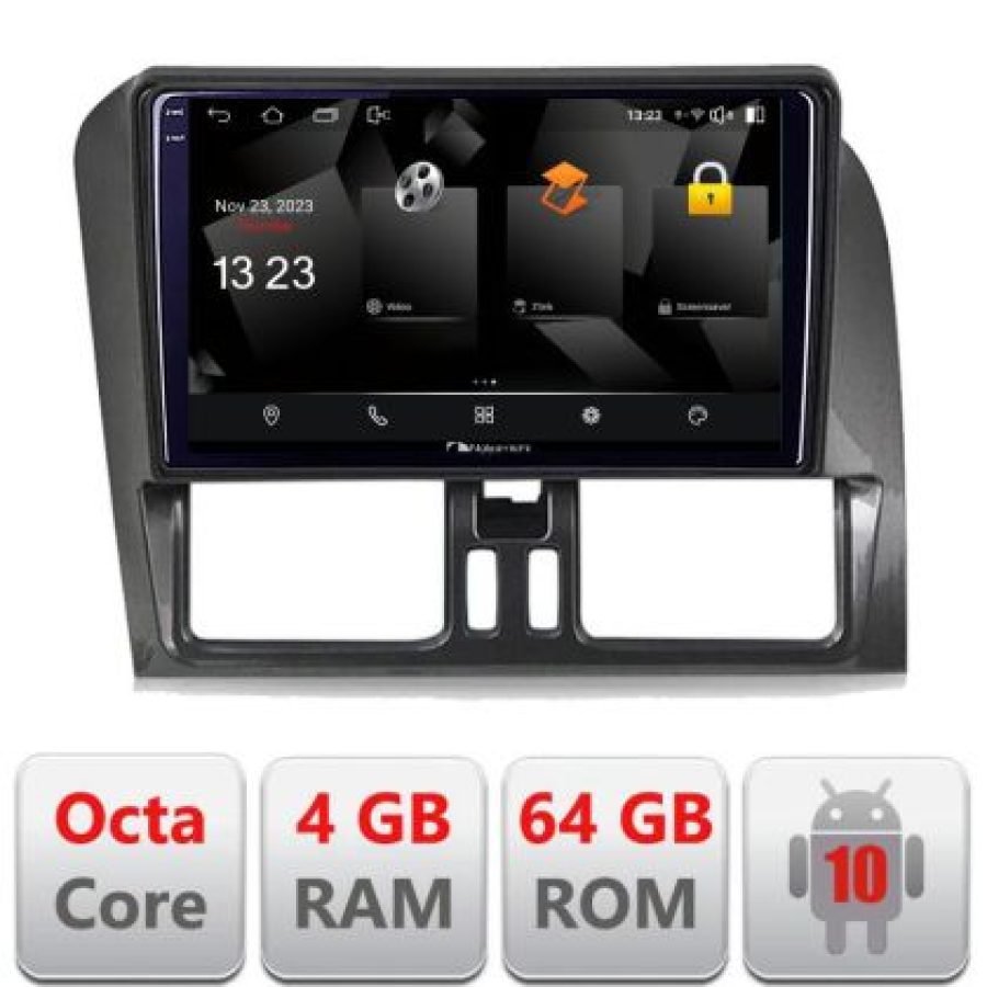 Navigatie dedicata Nakamichi Volvo XC60 5510-272  Android Octa Core 720p 4+64 DSP 360 camera carplay android auto - imagine 3