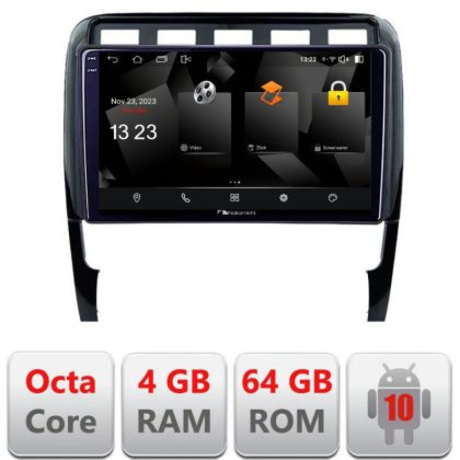 Navigatie Porsche Cayenne 2002-2011 5510-443 Android Octa Core 720p 4+64 DSP 360 camera carplay android auto - imagine 3