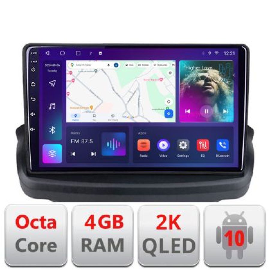 Navigatie HHyundai Genesis Android Octa Core Ecran 2K QLED GPS 4G 4+32GB 360 KIT-GENESYS+EDT-E409-2K - imagine 4