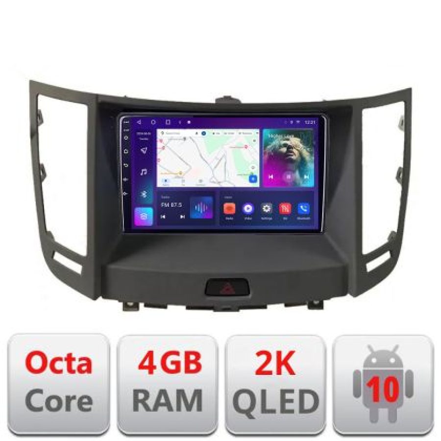 Navigatie Infinity FX intre anii 2009-2012 Android Octa Core Ecran 2K QLED GPS 4G 4+32GB 360 KIT-fx35+EDT-E409-2K - imagine 4