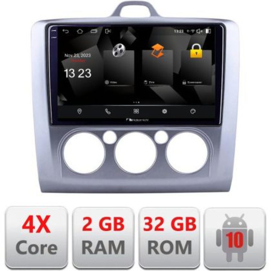 Navigatie Ford Focus 2 Manual 5230-140-manual Android Ecran 720P Quad Core 2+32 carplay android auto - imagine 3