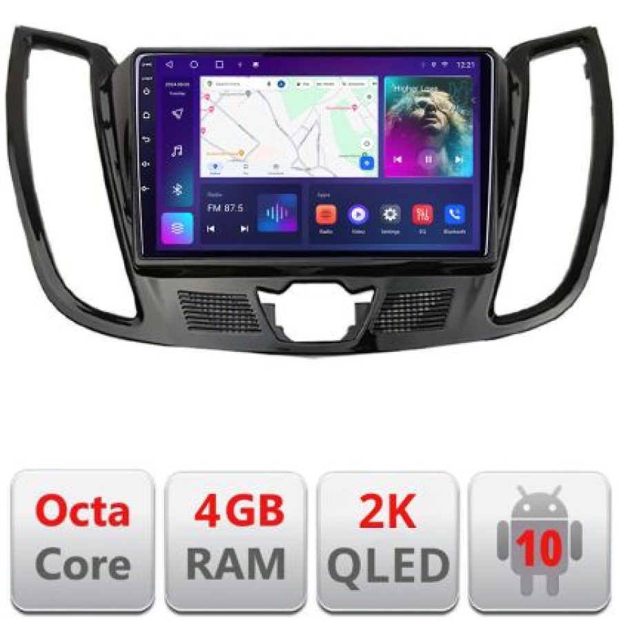Navigatie Ford Kuga C-MAX Android ecran Qled 2K Octa core 4+32 KIT-362-v2+EDT-E409-2K - imagine 4