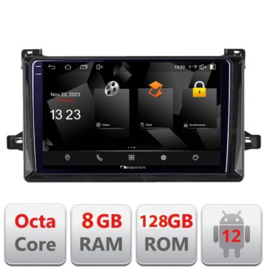 Navigatie Toyota Prius dupa 2015 5960Pro-TY50 Android Octa Core Qualcomm 2K Qled 8+128 DTS DSP 360 4G Optical - imagine 3
