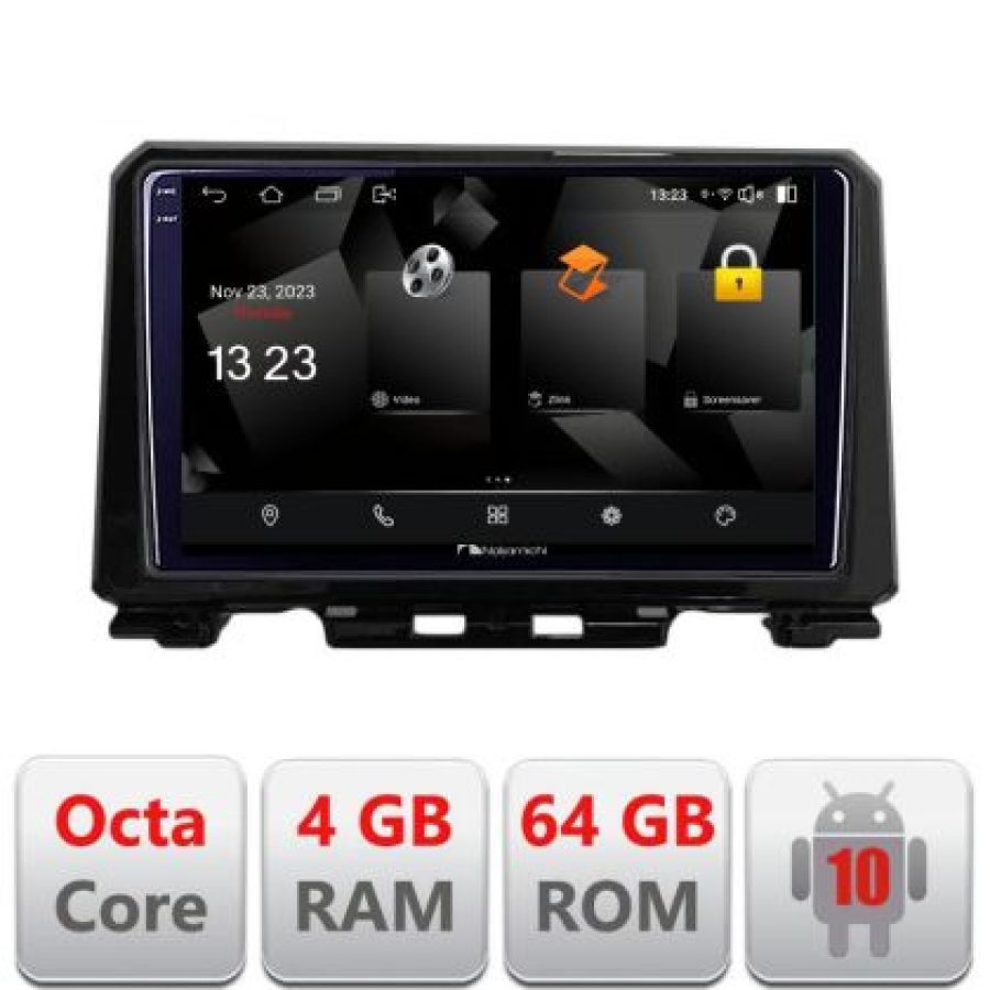 Navigatie Suzuki Jimny 2018- 5510-JIMNY Android Octa Core 720p 4+64 DSP 360 camera carplay android auto - imagine 3