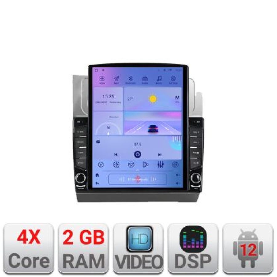 Navigatie VW Touran 2003-2010 K-TOURAN1 ecran tip TESLA 9.7" cu Android Radio Bluetooth Internet GPS WIFI 2+32 DSP Qua - imagine 5