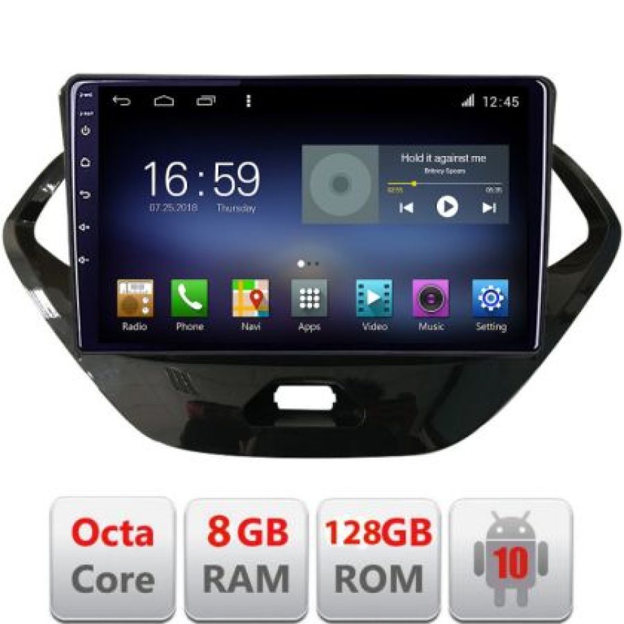 Navigatie Ford KA 2015-2020 Android radio gps internet Octa Core 8+128 LTE KIT-ka+EDT-E609 - imagine 3
